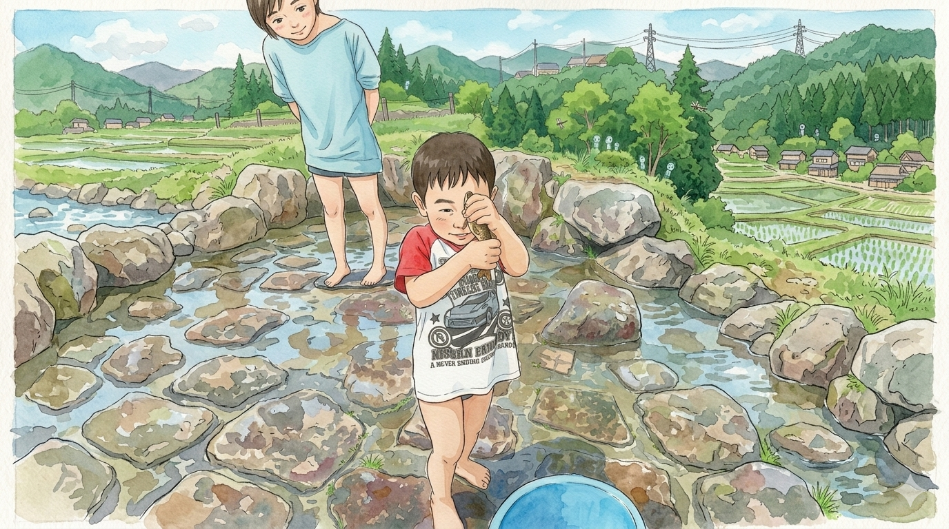 泉源園地｜森と清流のオアシス。自然体験スポットでアマゴのつかみ取り！