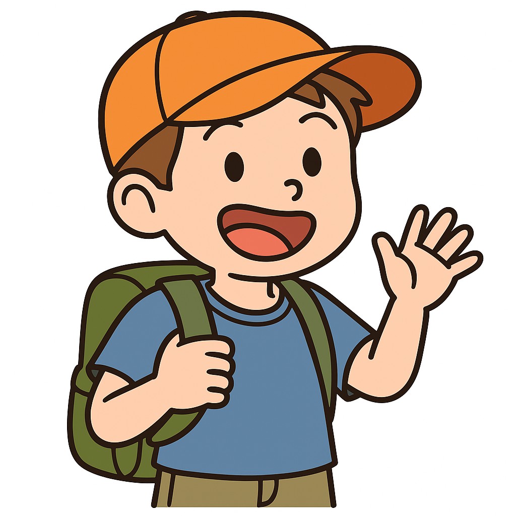 キャンプ初心者くん