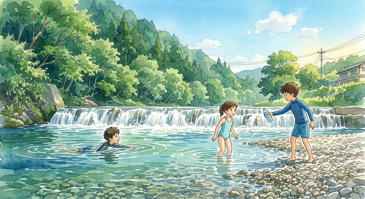 汗見川遊泳場｜透明度抜群の清流で川遊び！高知・汗見川で子連れ夏休みの思い出づくり