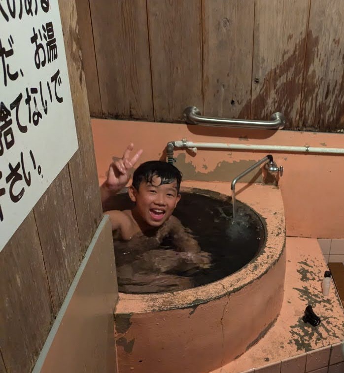 初めての五右衛門風呂