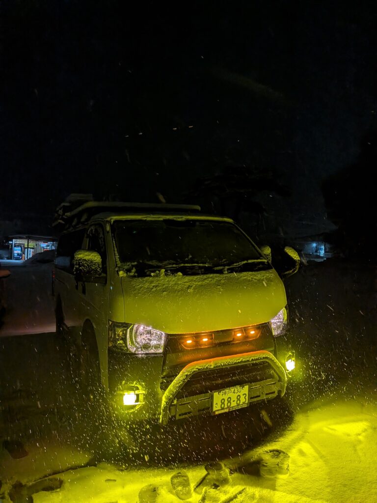 道の駅神鍋高原で車中泊