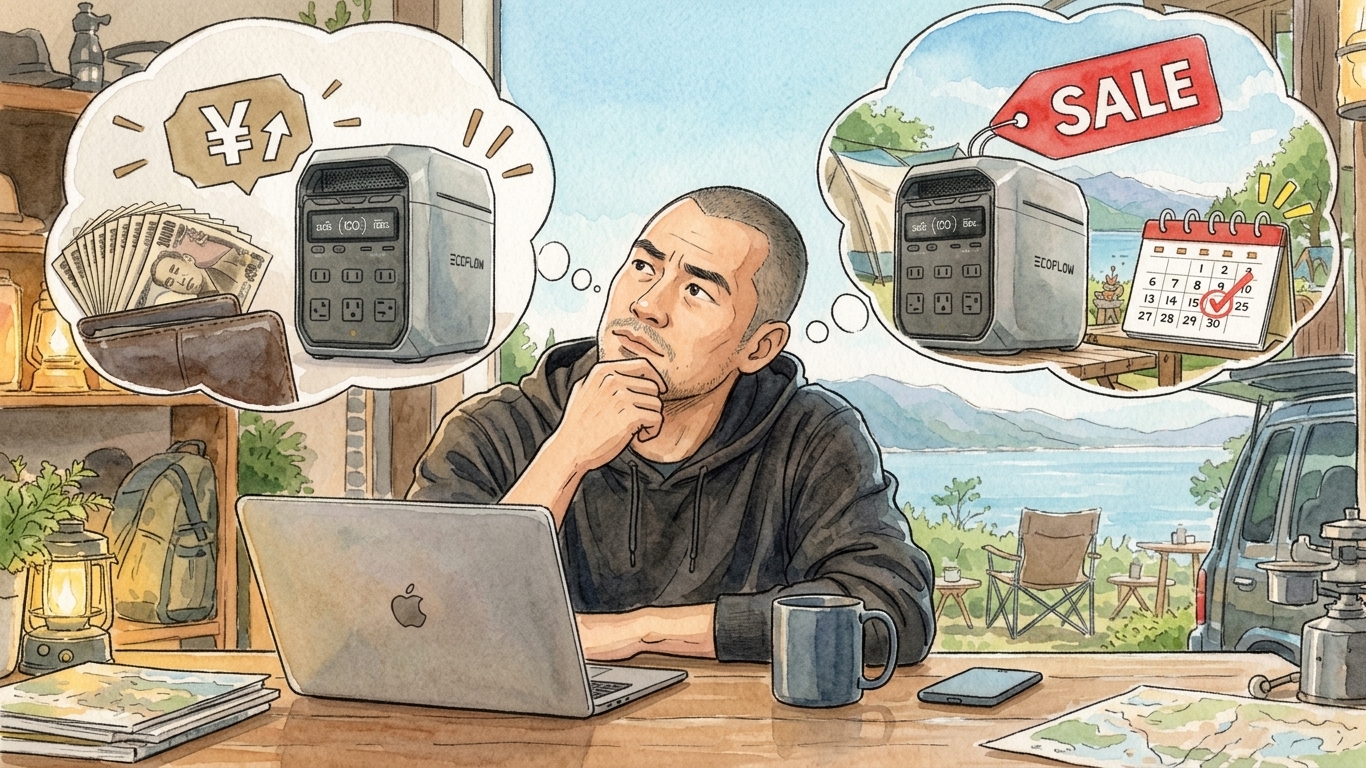 EcoFlow（エコフロー）のセールはいつ？2026年の開催時期と実際の値引き率まとめ