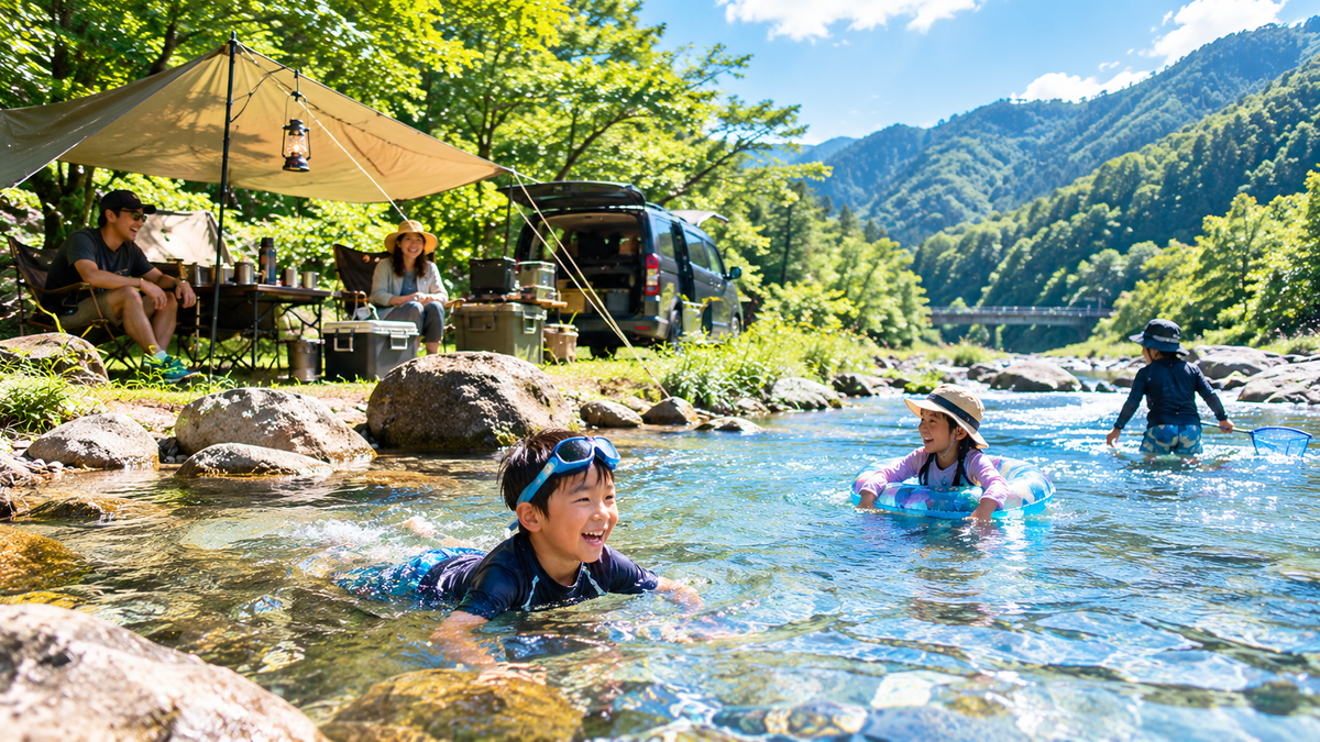 川遊び｜夏はもう、これ一択