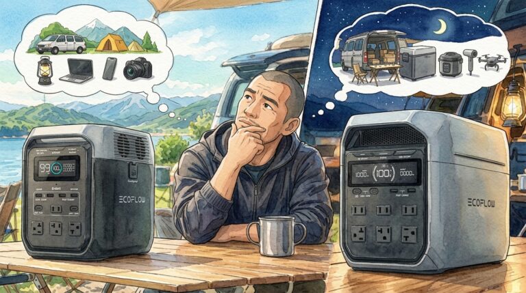 DELTA 3 1500を買わなかった理由｜DELTA 3 Plusと同じサイズで+512Wh、それでも車中泊で見送った本音