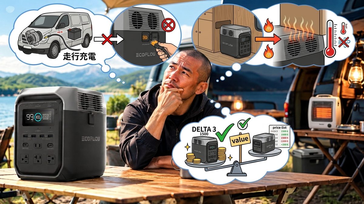 DELTA 3 1500の購入を見送った理由